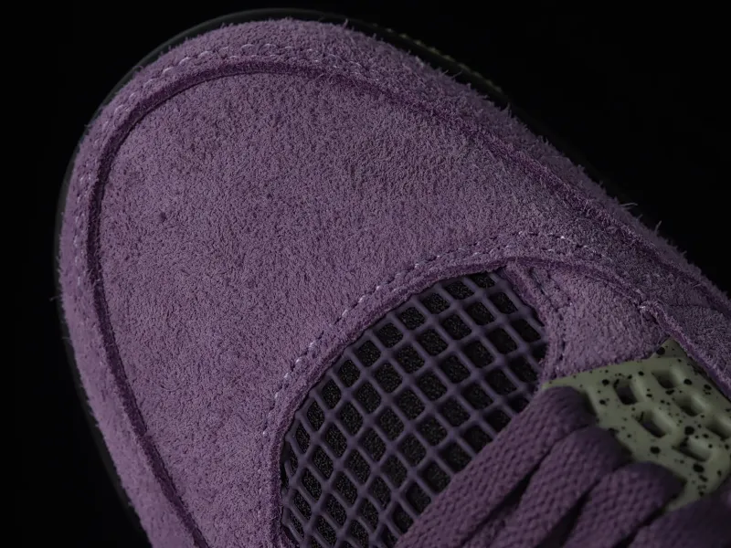 All categories Air Jordan Jordan series basketball shoes Air Jordan 4 F version Air Jordan 4 Retro "Canyon Purple" AJ4 Joe 4 purple suede basketball shoes AQ9129-500